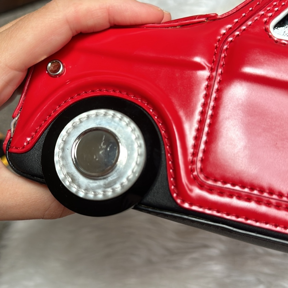 nwt kate spade rose colored glasses red car novelty bag - Picture 16 of 16